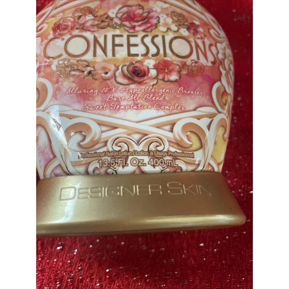 Designer Skin Confessions 20x Hypoallergenic Bronzer Tanning Lotion New